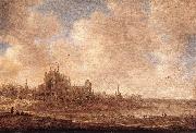 GOYEN, Jan van View of Leiden cdfh painting